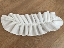 Women's Vintage Grey Tuxedo Shirt Ruffled Dickie Button On 1970's