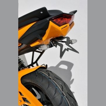 Support de plaque Ermax peint avec éclairage pour moto Kawasaki Versys 650 2010-2014