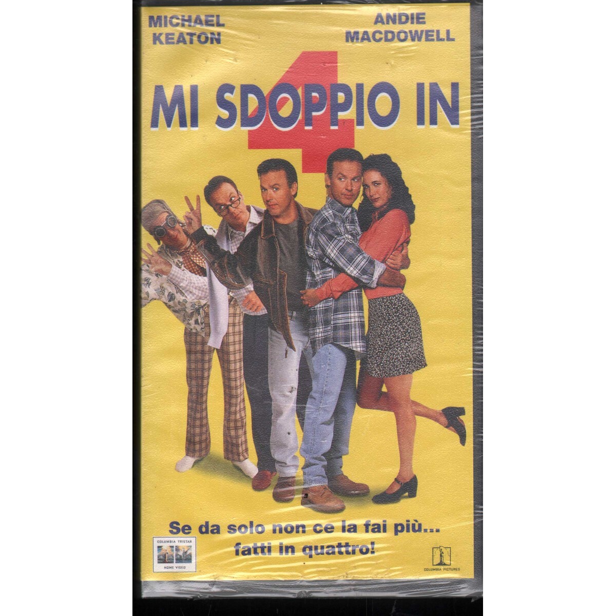 Mi Doppio In 4 VHS Harold Ramis Univideo - CC71592 Sealed