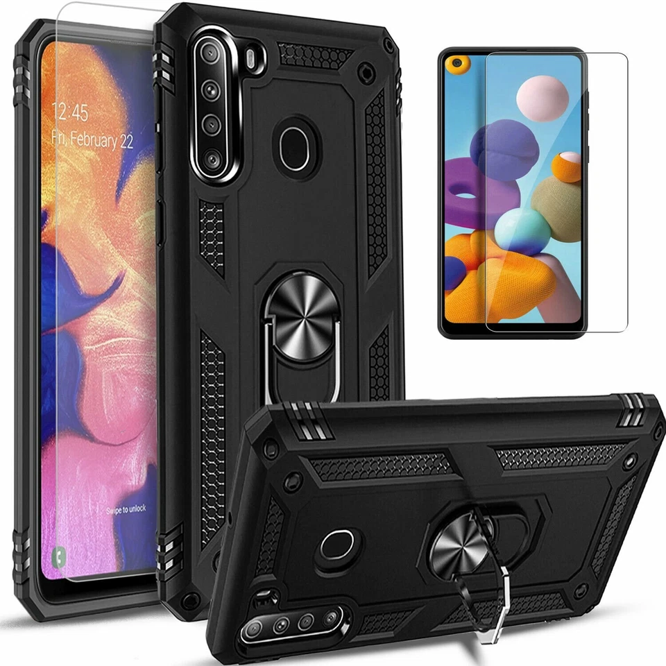 Funda para teléfono Samsung Galaxy A21 A23 5G A24 a prueba de golpes + vidrio templado Foto 2 de 4