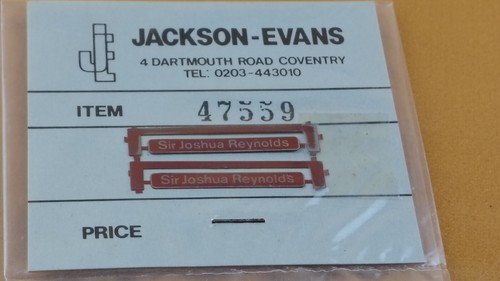 YOU CHOOSE: Jackson-Evans OO Gauge Engraved Loco Name Plates - Bagged - Picture 16 of 17