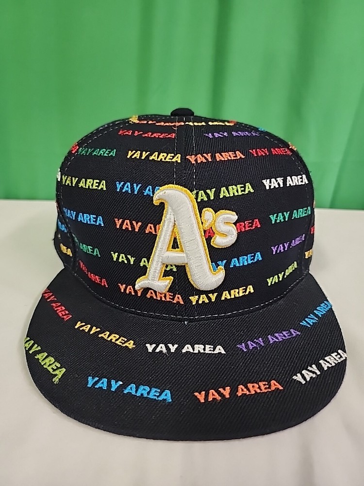 Oakland A's Hat Black Fitted 7 5/8 Cooperstown Collection American Needle MLB