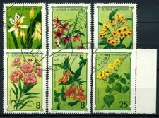 Saint Thomas et îles du Prince 1979 Mi. 568-573 Oblitéré 100% Fleurs Nature Nat
