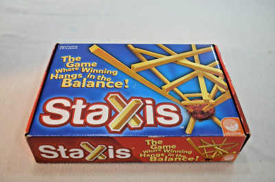 Staxis Board Game Mindware Ages 6-Up 2-6 Players Coomplete