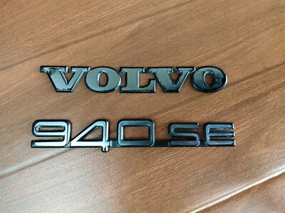 Volvo 940 SE Rear Plastic Emblems Badge Set of 2 | eBay