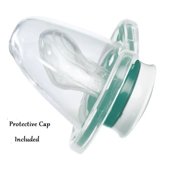 Chupete Botón Silencio - Elige Tu Color - 0-18 Meses - Unisex - Divertido Bebé Binky Foto 4 de 4