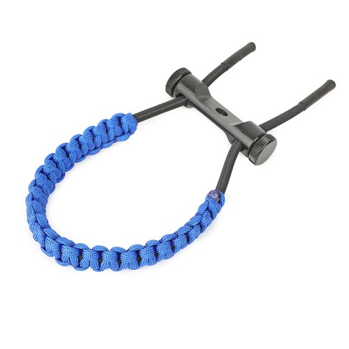 Tir à l'arc composé arc poignet écharpe tresse cordon corde sangle réglable métal chasse - Photo 17/19