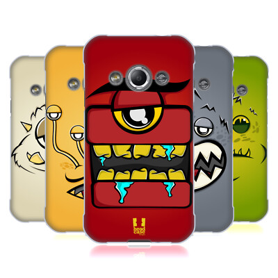 HEAD CASE DESIGNS ALIEN FACE MONSTERS SOFT GEL CASE FOR SAMSUNG PHONES 4