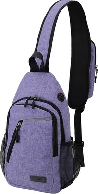 VX VONXURY Sling Backpack Women, Multipurpose Crossbody Bags for Women Purple 