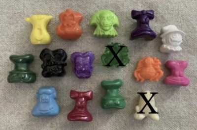 McDonald's (2000) Magic Box Monster Crazy Bones Lot, 13 Figures