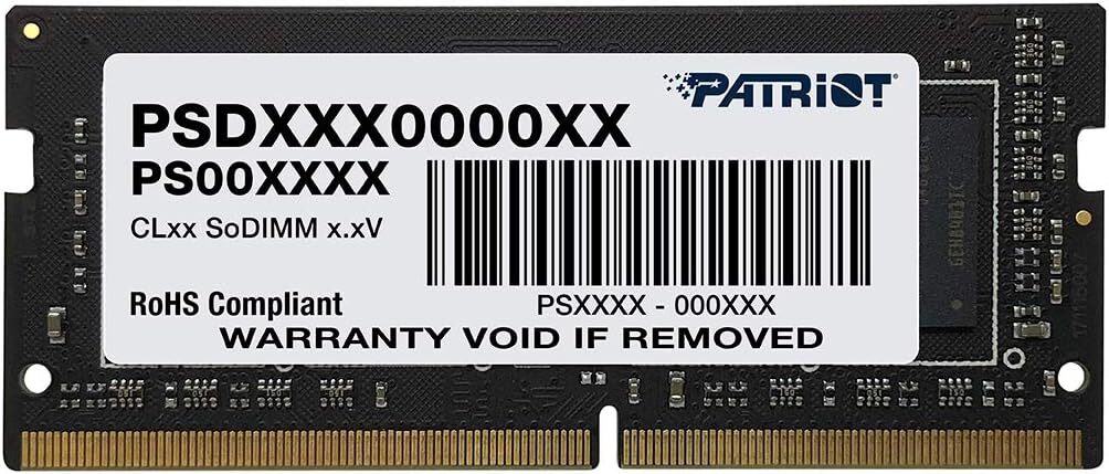 Patriot Signature DDR4 16GB 3200MHz SODIMM Laptop RAM