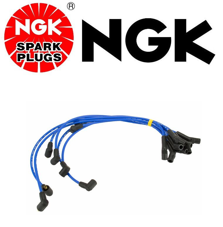 For NGK High Performance Superior Resistor Spark Plug Ignition Wire Set EUX068