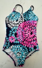 Kami Girls Swimsuit Sz 10 Colorful Beachwear Surf Swim