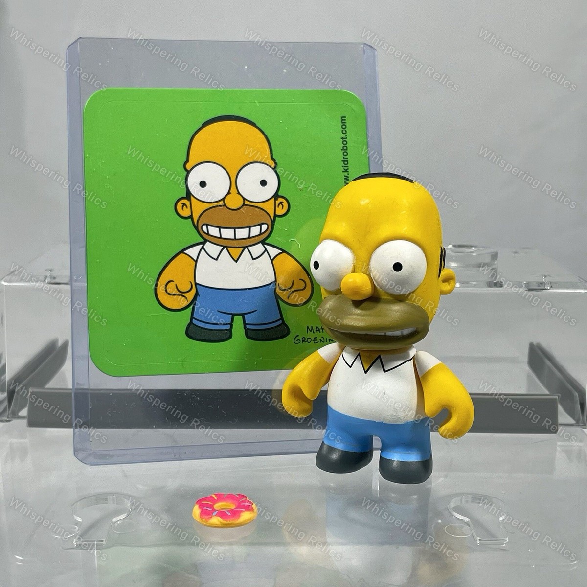 Homer Simpson with Donut 3” Figure | Kidrobot x The Simpsons Homer Simpson with Donut 3” Figure | Kidrobot x The Simpsons