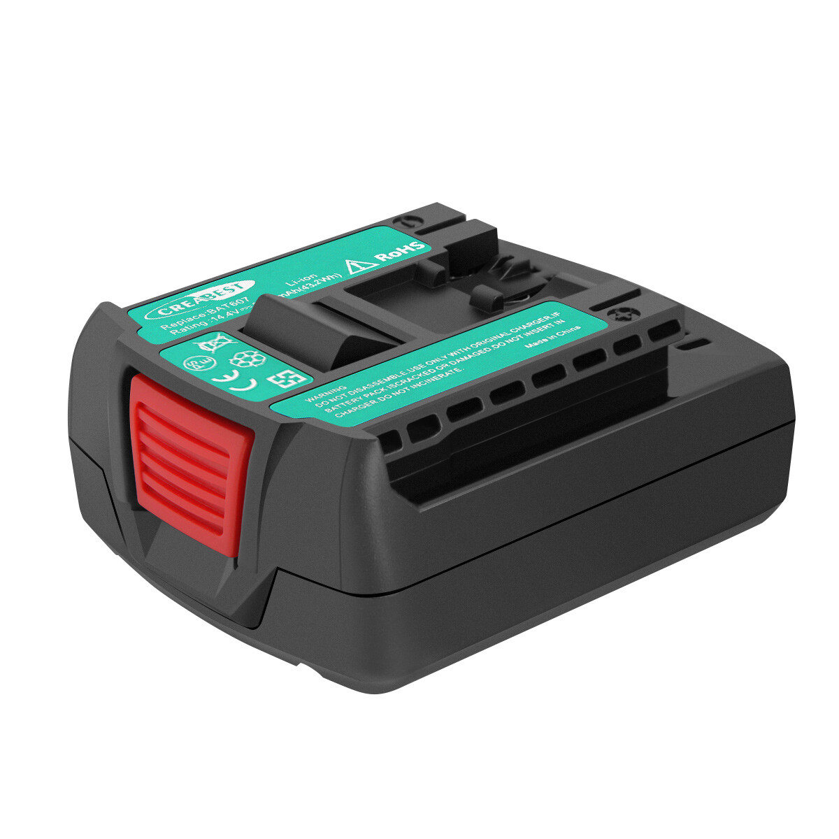 14.4V 3.5Ah Li-ion Akku Für Bosch 25614 26614 2607336150 BAT614G 