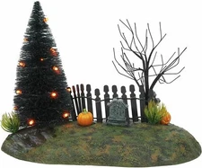 Dept 56 FRIGHT NIGHT LIT BASE Halloween Village 6007708 BRAND NEW 2021 