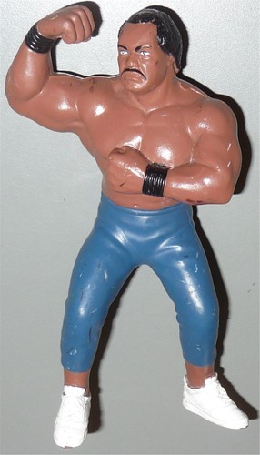 RON SIMMONS in Doom Gear WCW 1990 Galoob 5 Wrestli...