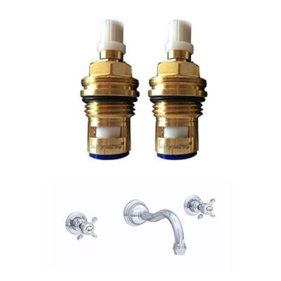 Perrin & Rowe Badezimmer Waschbecken Country 3 Loch Wandkreuz 3791 Ersatzventile