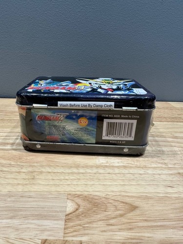 Anime Mobile Suit Gundam Wing 2001 RIX Products Mini Metal Lunch Box SEALED - Picture 3 of 3