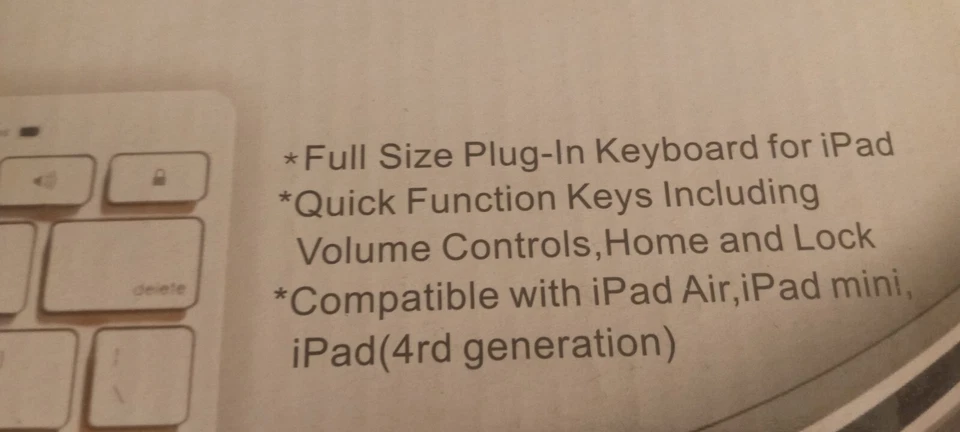 Lot of 8 Mini Wired Apple Keyboard For Iphone and Ipad in box  - Image 4 of 4