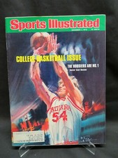 Kent Benson, Indiana Hoosiers, College Basketball Issue, December 1975 SI Mag