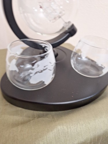 Whisky geätzte Kugel Dekanter Set🔥 Weihnachten Xmas Urlaub Ehemann Freund Geschenk🔥 - Bild 5 von 9