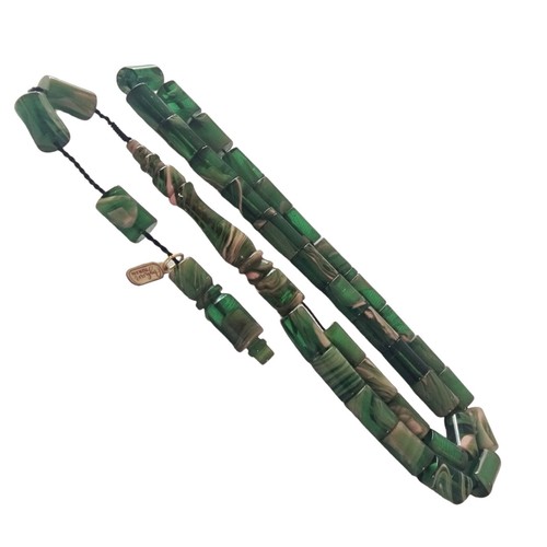 Tesbih Tespih Yesil Yeni SIKMA Ayhan Turan Kesme Gebetskette Tasbih Prayerbeads - Bild 3 von 9