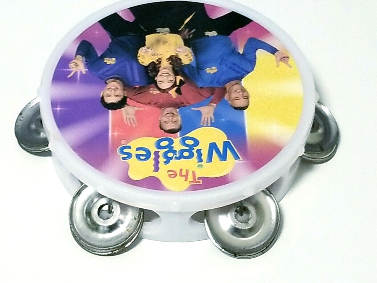 The Wiggles Lights Up Tambourine Toy Instrument Flashing