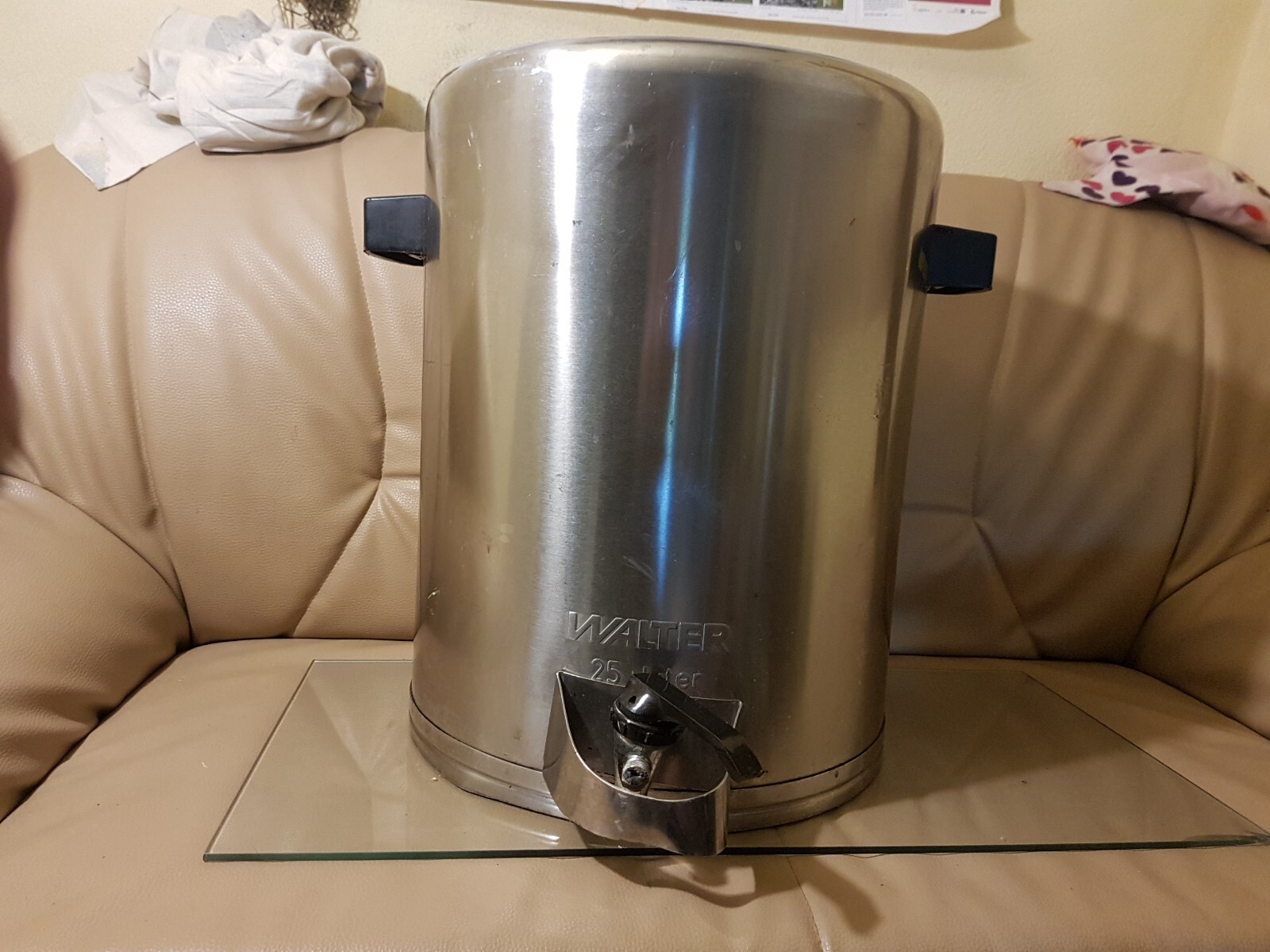 Walter Warmhaltetopf 25 L Glühweinkessel Topf Edelstahl Thermobehäter Thermobox