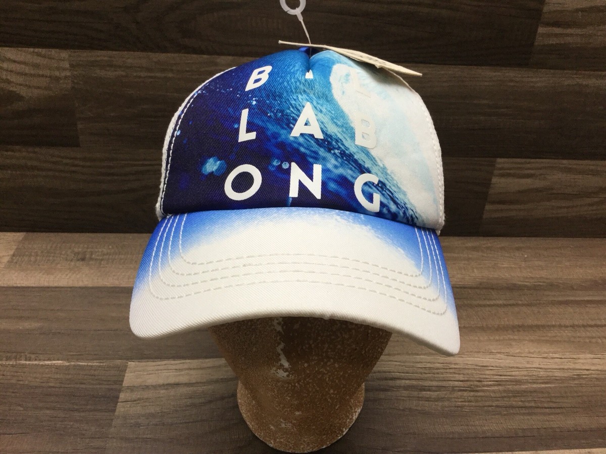 BILLABONG Vintage Retro Classic Trucker Snapback Hat Foam Mesh Cap A1