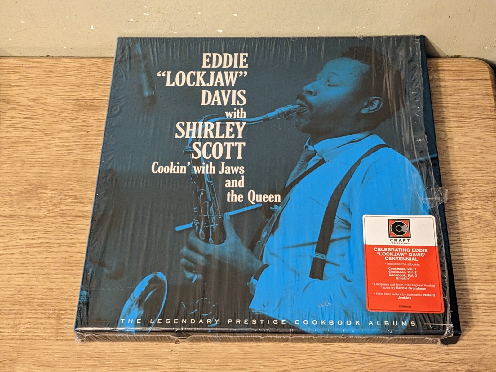 Eddie Lockjaw Davis Shirley Scott Cookin Jaws Queen Cookbook 4 LP vinyl