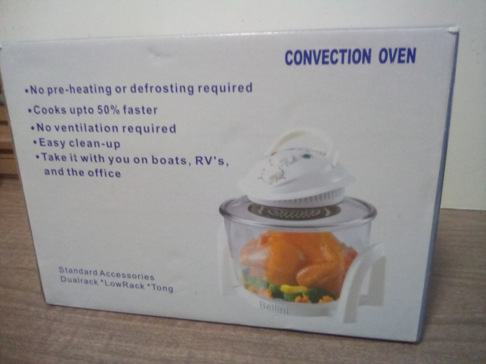 Bellini Infrared Oven Electric 1200W Convection Oven Countertop Halogen Oven NEW