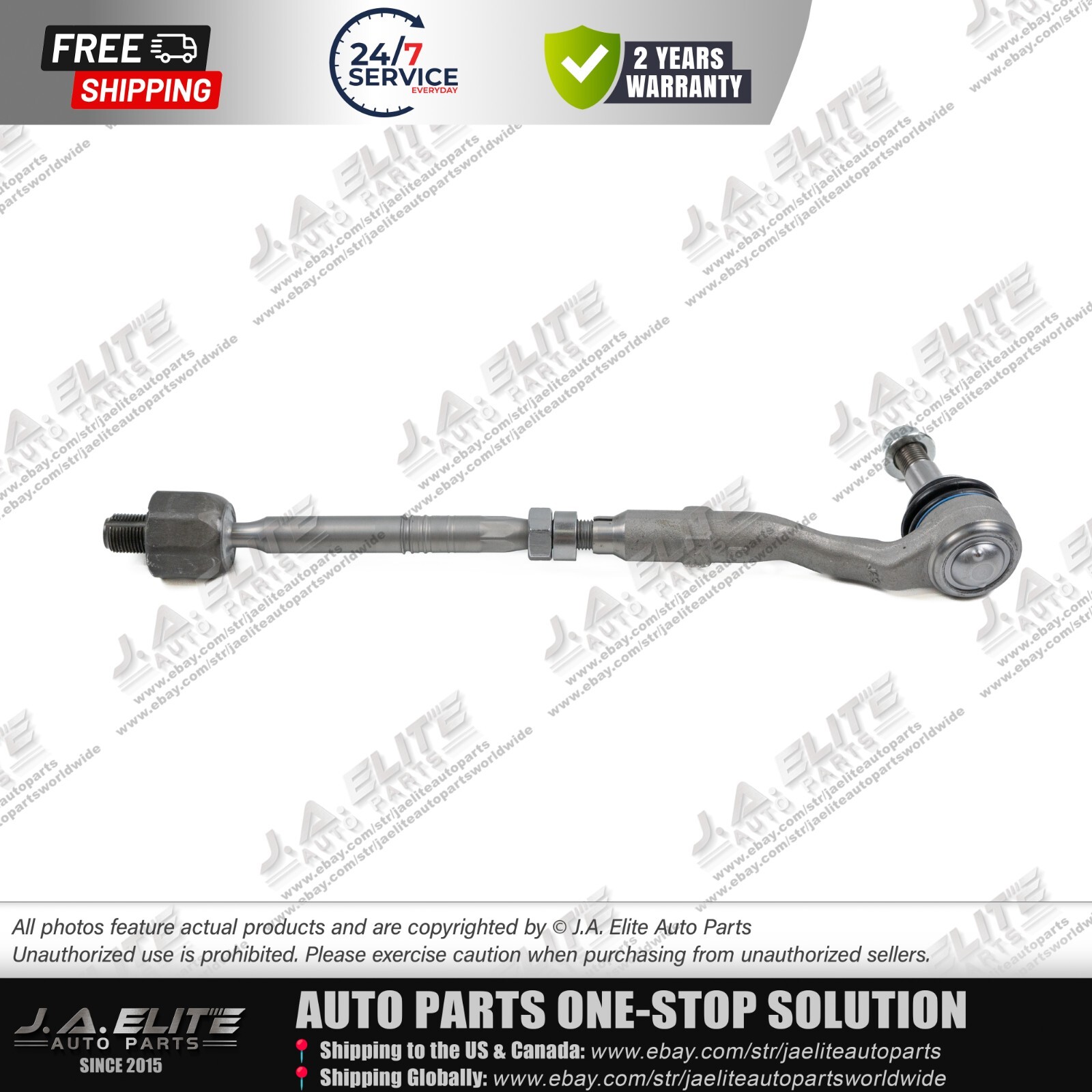 Front Left Tie Rod End Assembly for Rolls-Royce Ghost (2010-2014) 32106784716