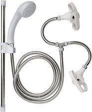 Push Fit On Taps Shower Head Kit Long Hose