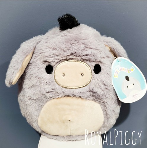 Squishmallow Jason Donkey 8” Fuzzy Kellytoy Plush Exclusive Holiday gift toy NEW - Picture 1 of 4