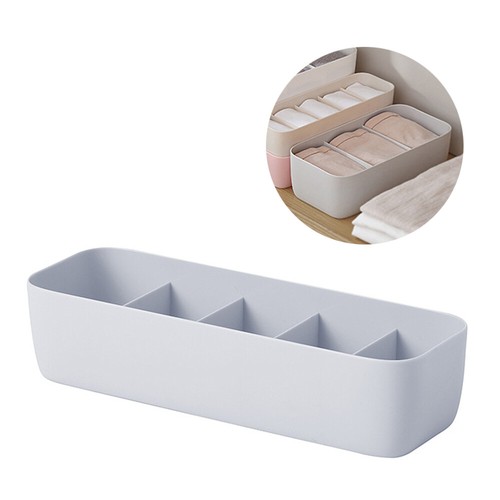 Boîte de rangement à 5pcs 5 magasin Président Case de sous-vêtements en plastique