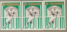 3 Lot 2023 Panini Legacy Football #FTA-19 Joe Naimath For The Ages Insert Jets