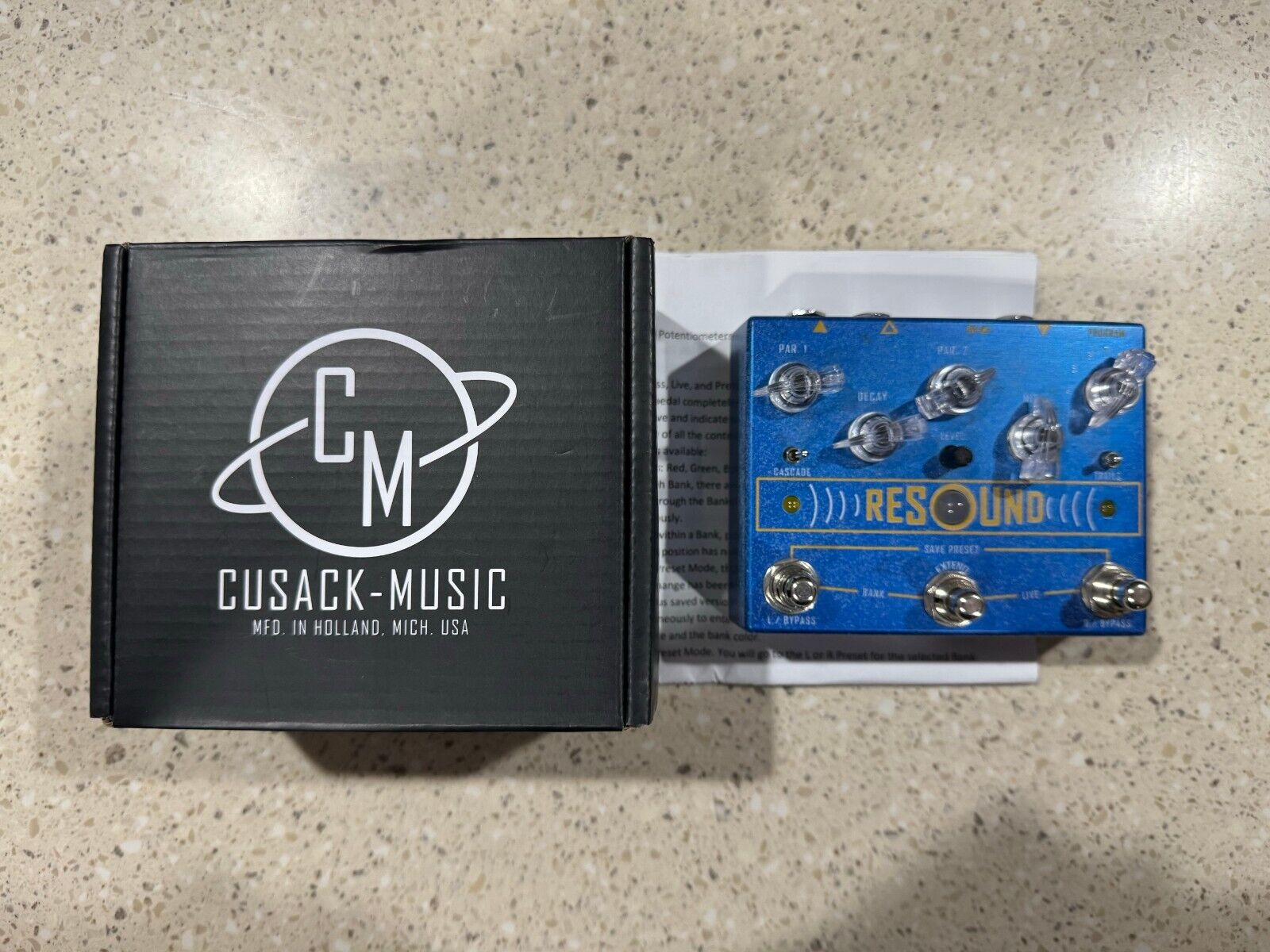 Cusack Music Resound Reverb Pedal