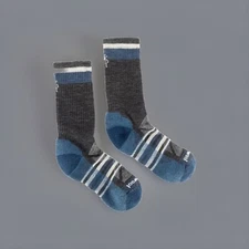 SmartWool Hike Light Cushion Crew Socks Charcoal Gray Large L NEW Merino Wool