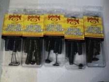 5 - PACKS STRIKE KING RAGE NED CUT-R WORM MIXED COLORS NIP