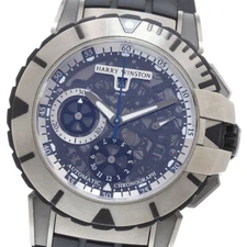 HARRY WINSTON Ocean Diver Chrono Bluff 411/MCA44ZC.W AT Men's Watch_864619