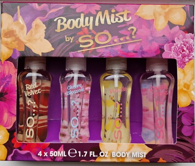 Women Body Mist Piece Gift Set Pack of x 50ml Women's
