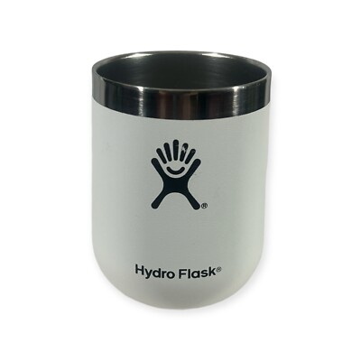 Hydro Flask 10 oz Wine Tumbler White No Lid | eBay