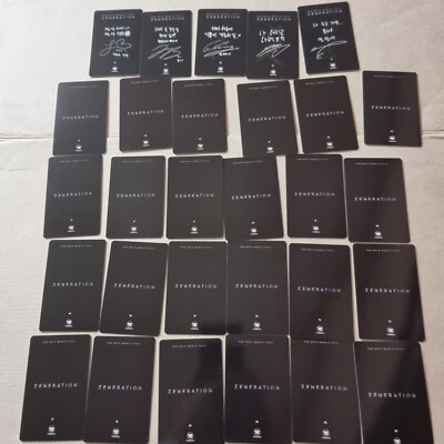 THE BOYZ OFFICIAL 2ND WORLD TOUR : ZENERATION TRADING CARD THE BOYZ OFFICIAL 2ND WORLD TOUR : ZENERATION TRADING CARD