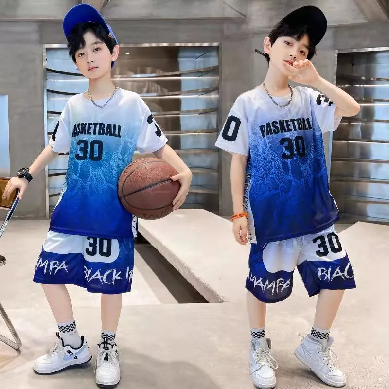 Summer Kids Clothing For Boys Sport Basketball Clothes Suit