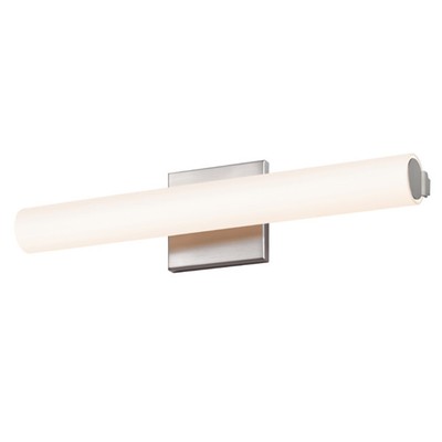 Sonneman 2430-FT Nickel Tubo Slim 18'' Led Bathroom Bath Bar With Flat Trim