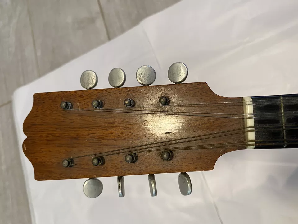 Vintage 1900's HA Weymann & Son Keystone State Melon Body Mandolin - Image 3 of 4