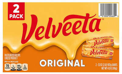 Velveeta Original Pasteurized Cheese Loaf 32 oz., 2 pk.