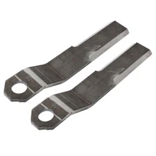 2PC 10MM Heavy Duty AR400 Steel For Mower King Skidsteer Brush Hog Cutter Blades
