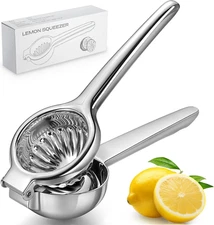 Lemon Squeezer, Sopito Lemon Juicer Stainless Steel Lime Squeezer Heavy Duty wit